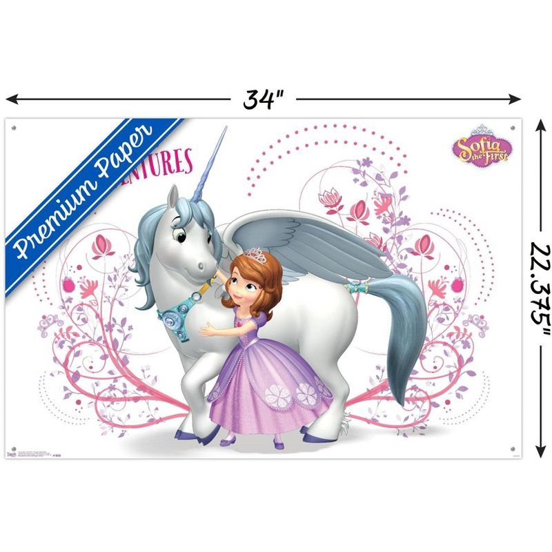 Trends International Disney Sofia The First - Unicorn Adventures Unframed Wall Poster Prints, 3 of 7