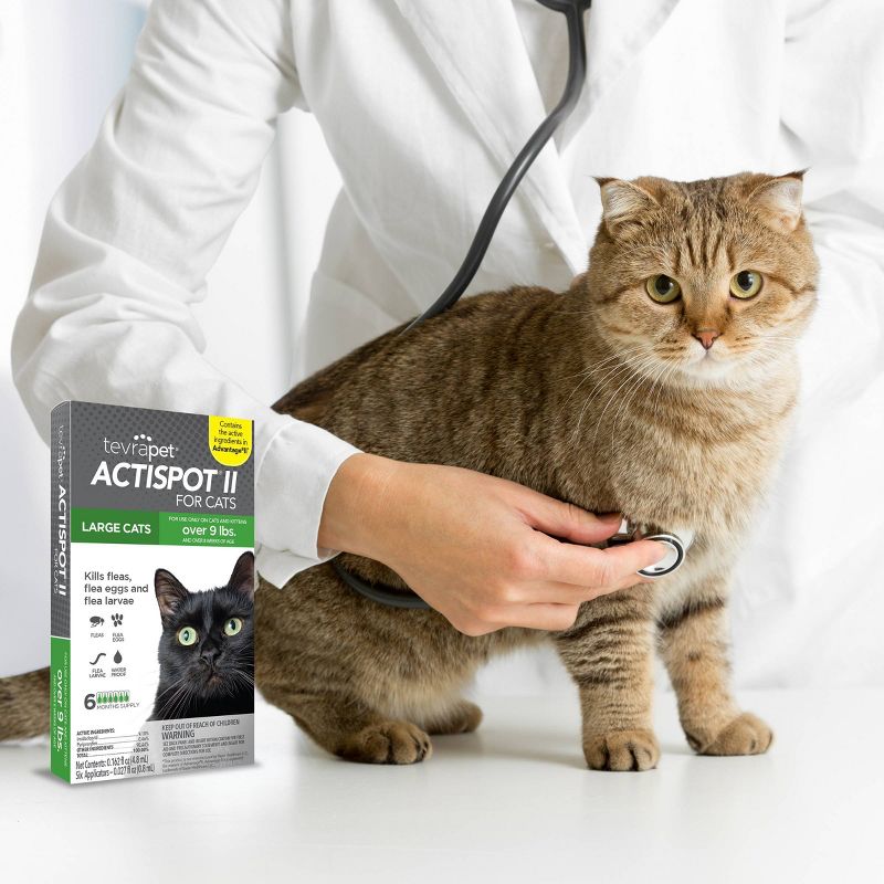 Tevra Pet Actispot II Flea Prevention for Cats - 6 Doses, 4 of 5