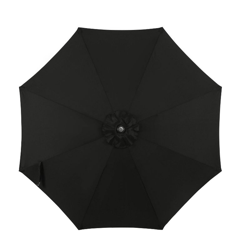 9&#39; x 9&#39; Trinidad II Market Patio Umbrella Black - Island Umbrella, 4 of 10