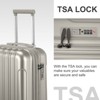 KTMBDW 2 Piece Luggage Set, 20" Carry-On Expandble Luggage Hardside Lightweight Suitcase,14" Mini Cosmetic Cases with TSA Lock & Spinner Wheels - 4 of 4