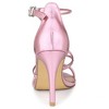Allegra K Women's Strappy Stiletto Ankle Strap Sandals - 3 of 4