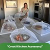Simply Genius 6 Pack, 17x17 Pop-Up Mesh Food Covers for Outdoors, Screen Tents, Parties Picnics, BBQs, Reusable and Collapsible - 3 of 4