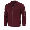 Clearlove Men's Suede-Look Aviation Bomber Jacket Vintage-Inspired Faux Leather Jacket with Quilted Lining - 2 of 4
