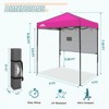 EAGLE PEAK 6'x4'Instant Pop Up Canopy with Adjustable Sun Wall - 3 of 4