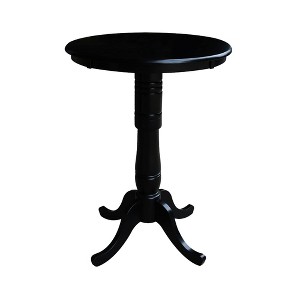 International Concepts 30" Round Top Pedestal Table - 40.9"H - 1 of 4