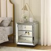 VYNXARIA Sparkling 3 - Drawer Cabinet in Flash Silver Mirror: A Must - Have for Bedroom and Living Spaces - 4 of 4