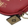 Harry Potter Gold Foil Hogwarts Crest Round Burgundy Coin Purse - 4 of 4