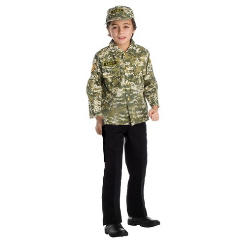 Kids' Navy Top Gun Pilot Jacket Child Costume - Size 8-10 - Green : Target