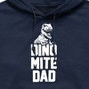 Men's - Instant Message - Dinomite Dad Graphic Fleece Pullover Hoodie - 2 of 4