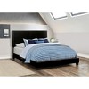 NicBex Transitional Twin/Full/Queen Size Upholstered Panel Bed Frame with Headboard,Box Spring Needed,Easy Assembly,Gray/Brown/Black - 2 of 4