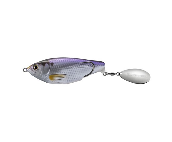 LiveTarget Lures Commotion Shad Hard Bait Lure - Metallic Violet Shad - 3 1/2" - 5/8 oz