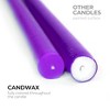 12 inch Taper Candles Set of 12 - Dripless and Smokeless Candle Unscented - Slow Burning Candle Sticks Are Perfect As Thanksgiving Taper Candles - 2 of 4