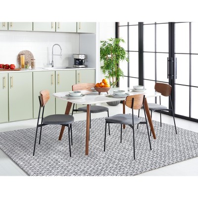 Montauk Black and Ivory Handwoven Cotton Area Rug