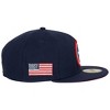Adult Captain America American Flag Navy Colorway New Era 59Fifty Fitted Hat - 4 of 4