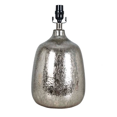 large silver lamp base