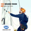 VEVOR Vertical Lifeline Assembly, 0.55'' x 100' Fall Protection Rope with 30 KN Breaking Tension, Polyester Roofing Rope, Black - 3 of 4
