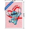 Trends International Disney Lilo and Stitch - Hearts Framed Wall Poster Prints - 3 of 4