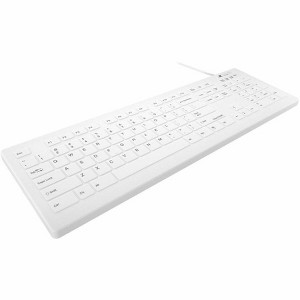 Cherry AK-C8112 105-Key Wired USB Medical Keyboard White - 1 of 4