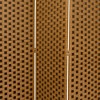 6 ft. Tall Woven Fiber Room Divider Two-Tone Brown 3 Panel - Oriental Furniture - image 3 of 3