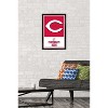 Trends International Mlb Cincinnati Reds - Elly De La Cruz 23 Framed Wall  Poster Prints Black Framed Version 22.375 X 34 : Target