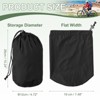 Unique Bargains Waterproof Ultralight Nylon Drawstring Stuff Storage Bag - 2 of 4