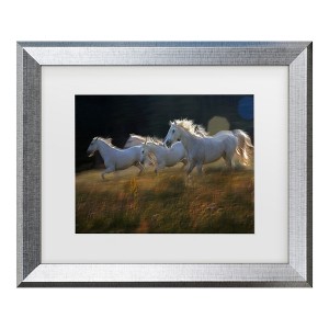 Trademark Fine Art - milan malovrh Riding The Field Matted Framed Art - 1 of 4