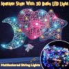 Joyfy 3D String Art Kit for Kids, 3 Pack String Light with 30 Multi-Colored LED Bulbs, DIY Arts & Crafts, Birthday Christmas Gift for Girls Age 8+ - 3 of 4