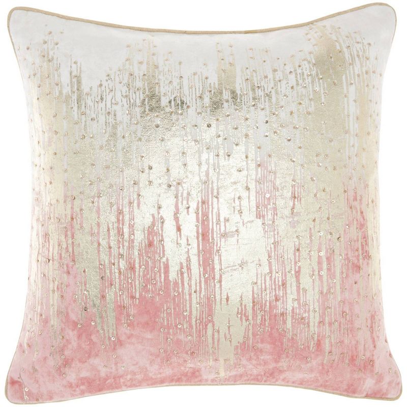 18"x18" Sofia Ombre Met Sequins Square Throw Pillow - Mina Victory, 1 of 7
