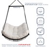 Hammock Chair Swing with Cushion for Indoor & Outdoor - 3 of 4