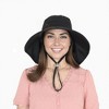 Anna-Kaci Women Ponytail Sun Hat Wide Brim Sun Hat with Flap Packable Adjustable Summer Beach Hat - 3 of 4