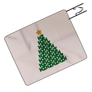 Daily Regina Designs Winter Market 05 Festive Christmas Picnic Blanket -Deny Designs - 1 of 3