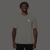 Dalix Rainbow (Glow in the Dark) Embroidered Relaxed Heavy Soft Cotton T Shirt Mens - 2 of 4