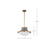 Nuvo Lighting Lafayette 1 - Light Pendant in  Matte Gray - 2 of 4
