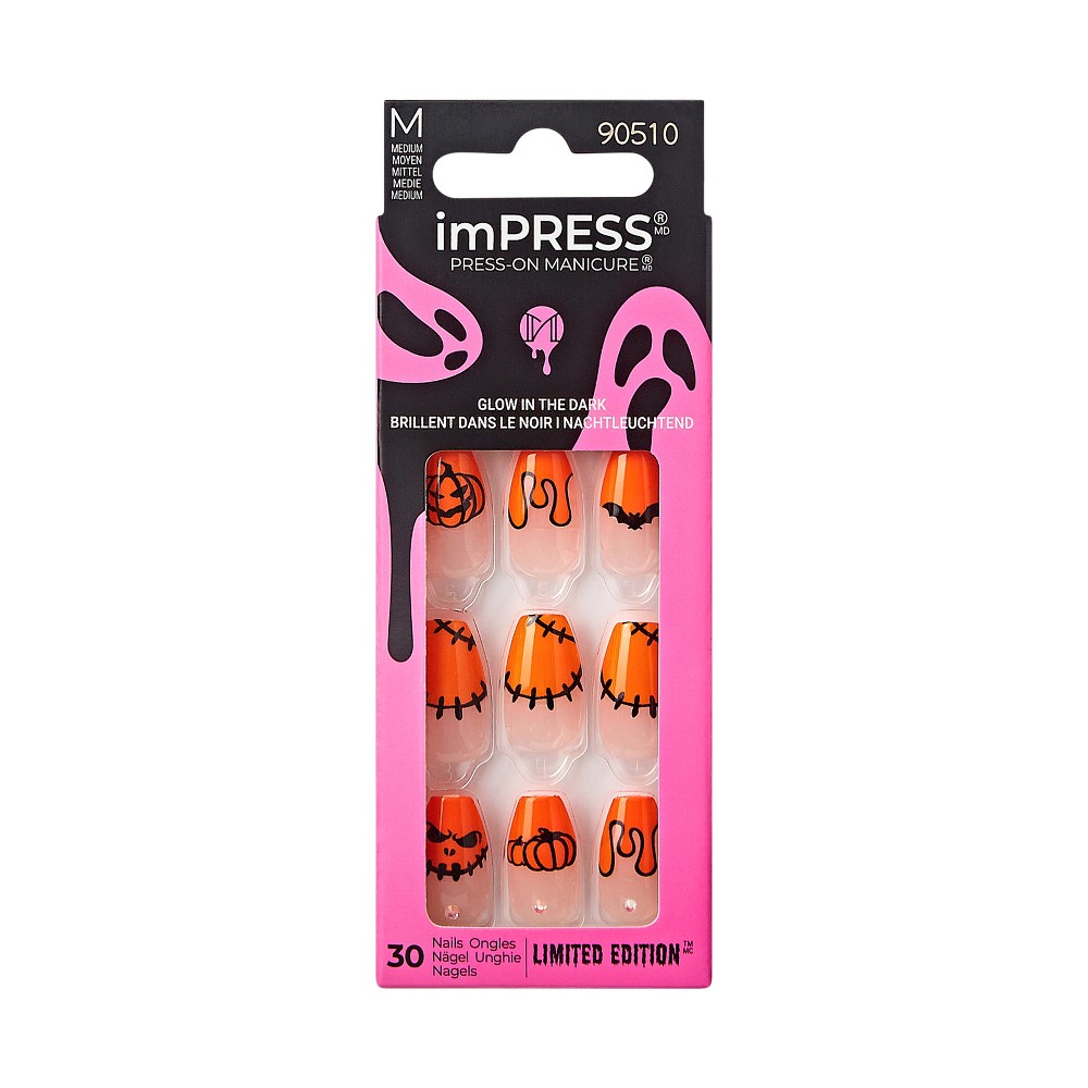 Photos - Manicure Cosmetics KISS Products imPRESS Fake Nails - Creepy Crawly - 33ct