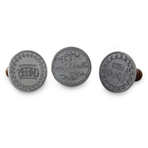Nordic Ware 01235 – Heirloom Cookie Stamps, Grey