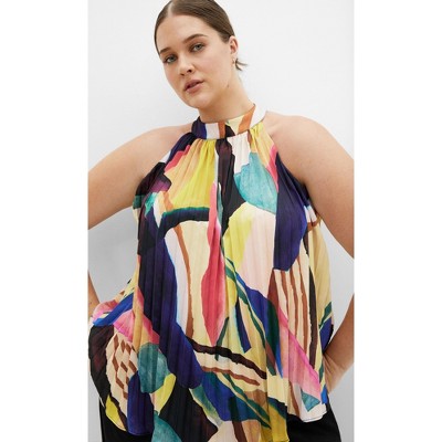 Women's Plus Size Jayda Top - print | CITY CHIC