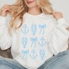 Simply Sage Market Women's Graphic Sweatshirt Nautical Elements - 3 of 4