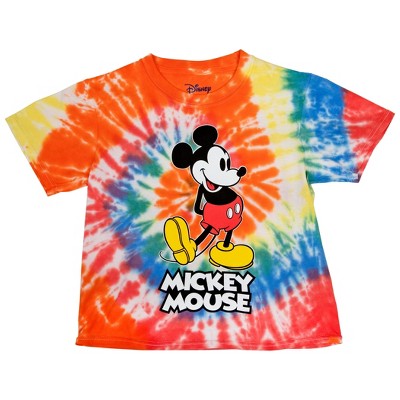 Kids Disney Mickey Mouse Character Tie Dye T-Shirt