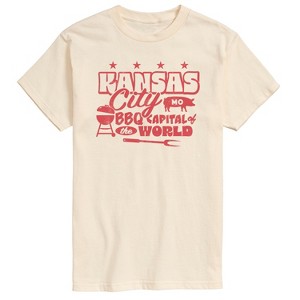 Men's - Instant Message - Kansas City MO BBQ Short Sleeve Graphic T-Shirt - 1 of 4