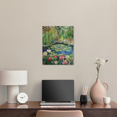 Impressionist Pond 16" x 20" Canvas Wall Art