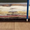 LunaLulinlk Nature's Nest Bear Multi 5 ft. 3 in. x 7 ft. 3 in. Lodge Area Rug - 2 of 4