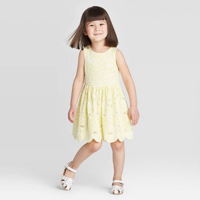 yellow lace dress target