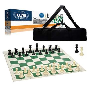 Tournament Chess Set w/ 20”x20” Foldable Silicone Board & Quadruple  Weighted Staunton Pieces, Packs and Travels Easy, Classic Super Heavyweight  Edition, Board Games -  Canada