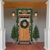Northlight Pre-Lit Battery Operated Norwich Pine Artificial Christmas Entryway Set - 5-Piece - Clear Lights - 2 of 4