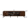 70" MDF Contemporary 2-Door Minimalist TV Stand with Adjustable Shelves and Cord Management for Living Room and Bedroom - 4 of 4