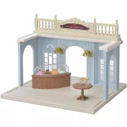 Calico Critters Town Series Creamy Gelato Shop, Fashion Dollhouse Playset with Furniture and Accessories