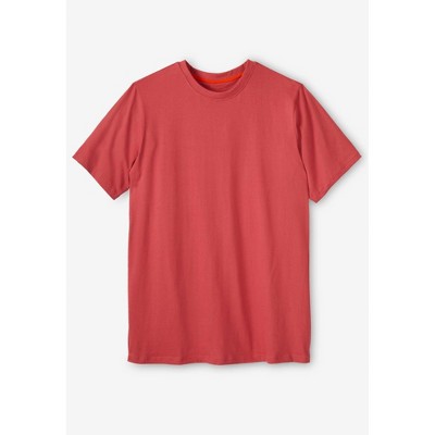 Boulder Creek by KingSize Men's Big & Tall Heavyweight Longer-Length Crewneck T-Shirt