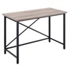 Black and Gray Oak Desk - Henn&Hart - 2 of 4