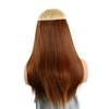 Unique Bargains Women's Straight Long Hair Hair Extensions High Temperature Fiber Brown 1 Pc - 2 of 3