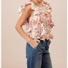 Women's Fumi Ruffle Top - LUCY PARIS - 3 of 4